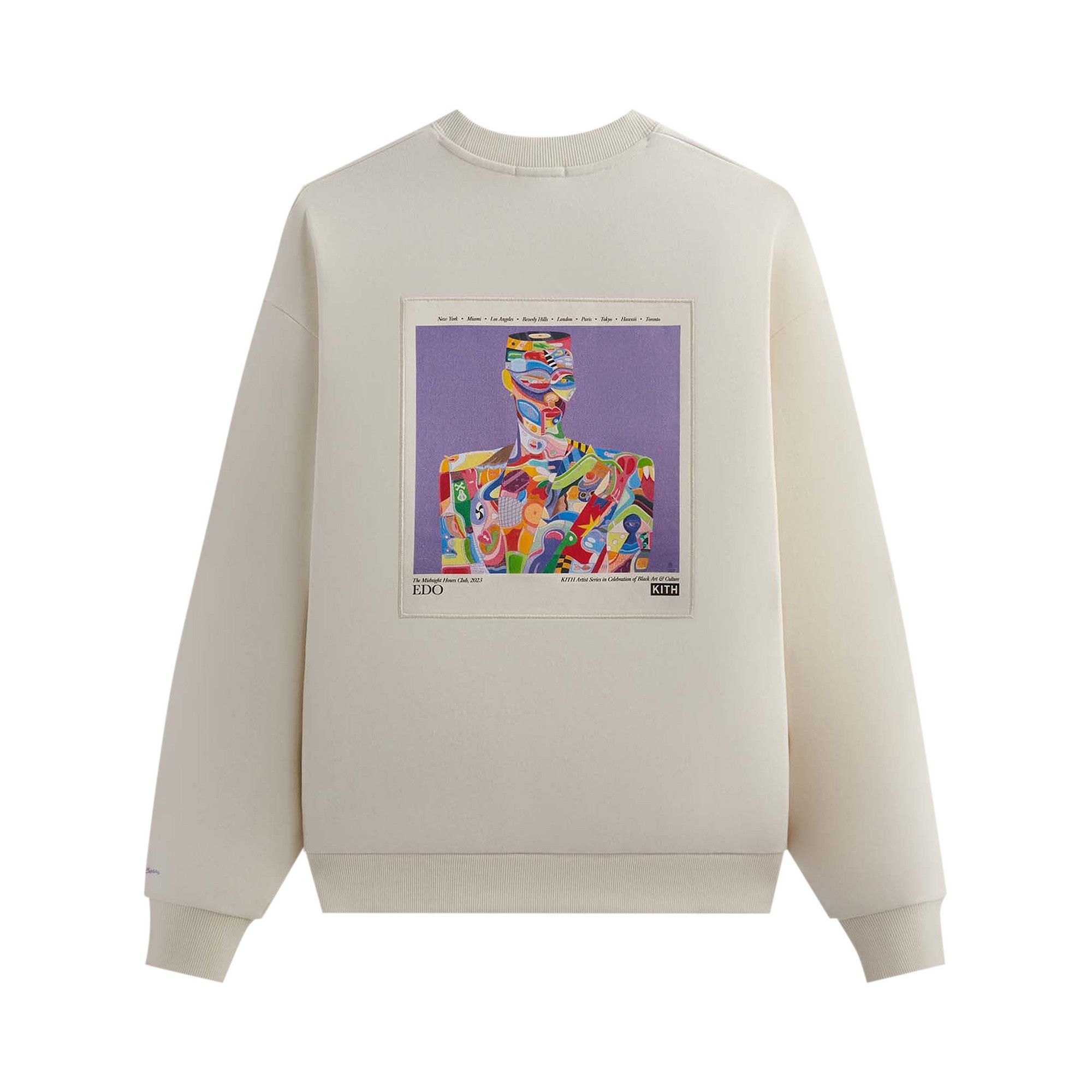 ☆ KITH x EDO Artist nelson crewneck コラボスウェット ☆ Buy Kith For EDO Artist Nelson Crewneck 'Sandrift