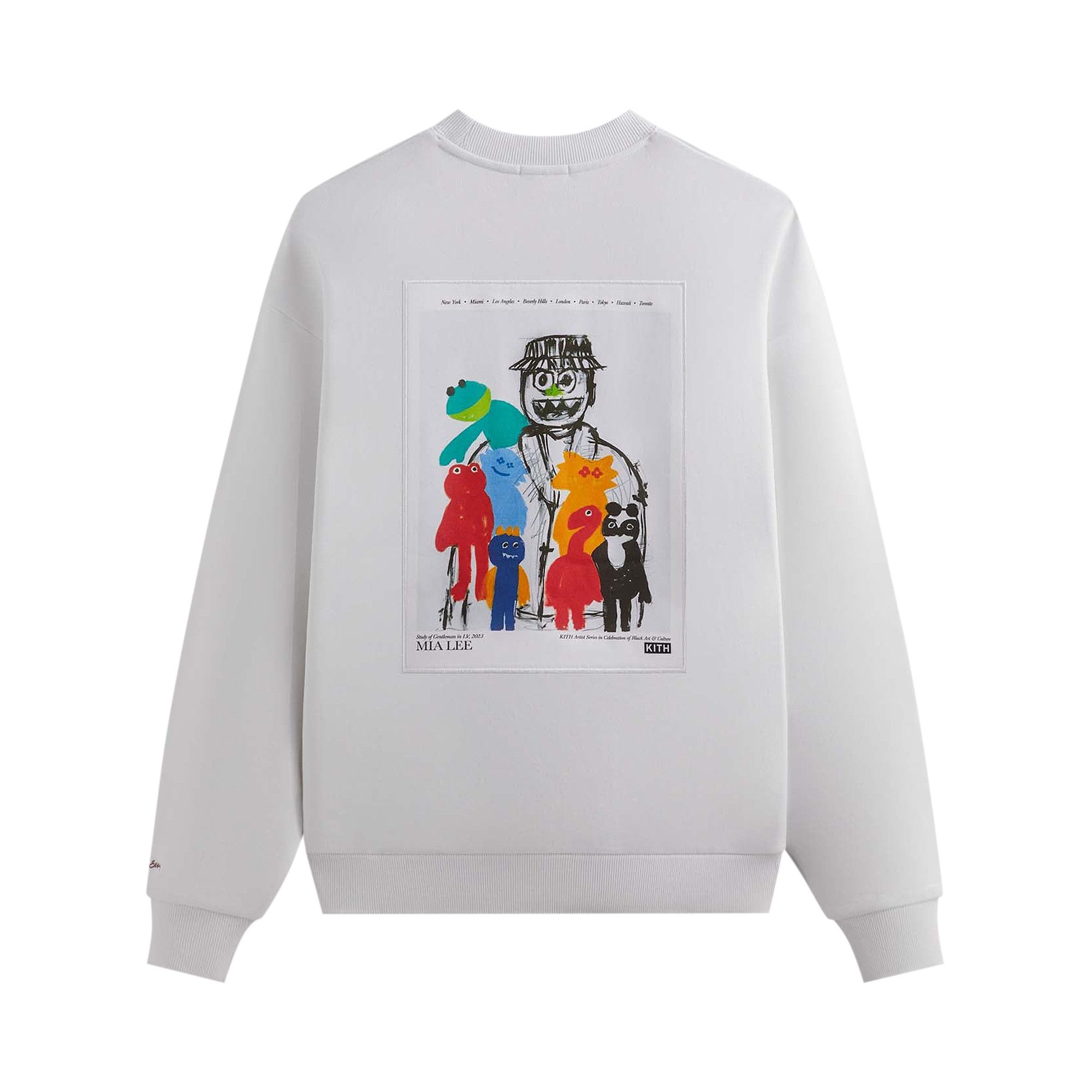 Buy Kith For Mia Lee Artist Nelson Crewneck 'White' - KHM032142