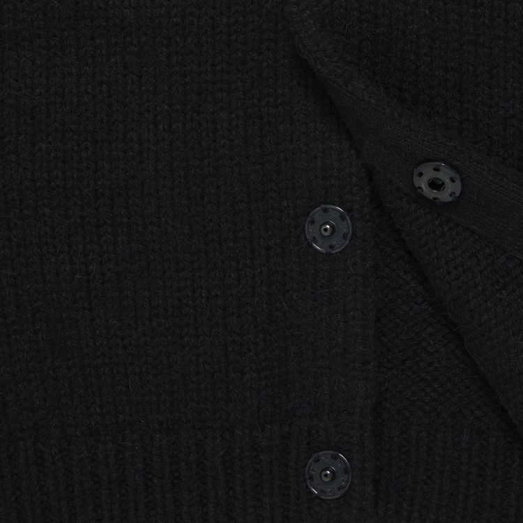 Lemaire Cardigan With Snaps Black