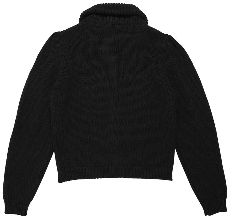 Lemaire Cardigan With Snaps Black