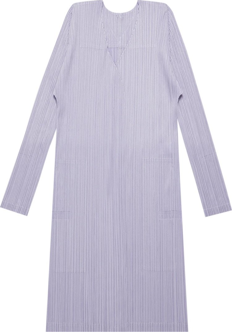 Pleats Please Issey Miyake Monthly Colors Coat 'Lilac'