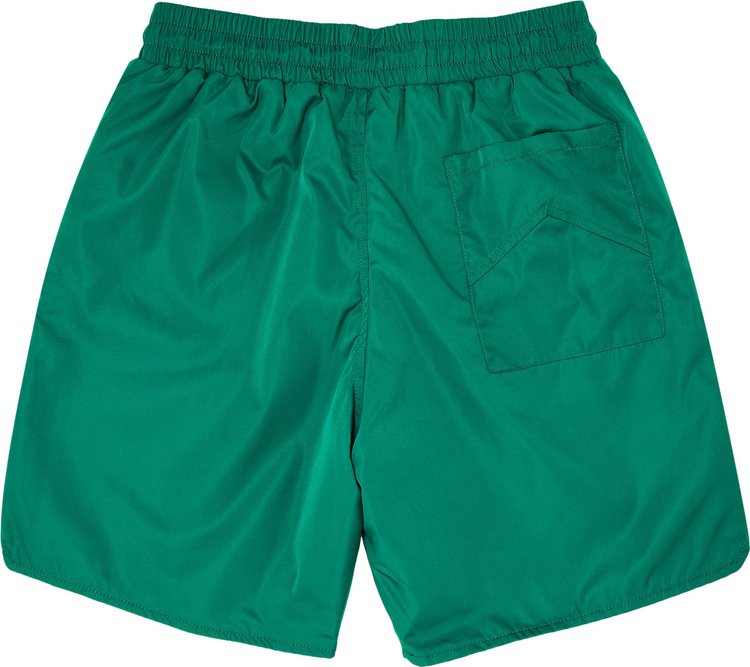 Rhude Logo Track Short Green