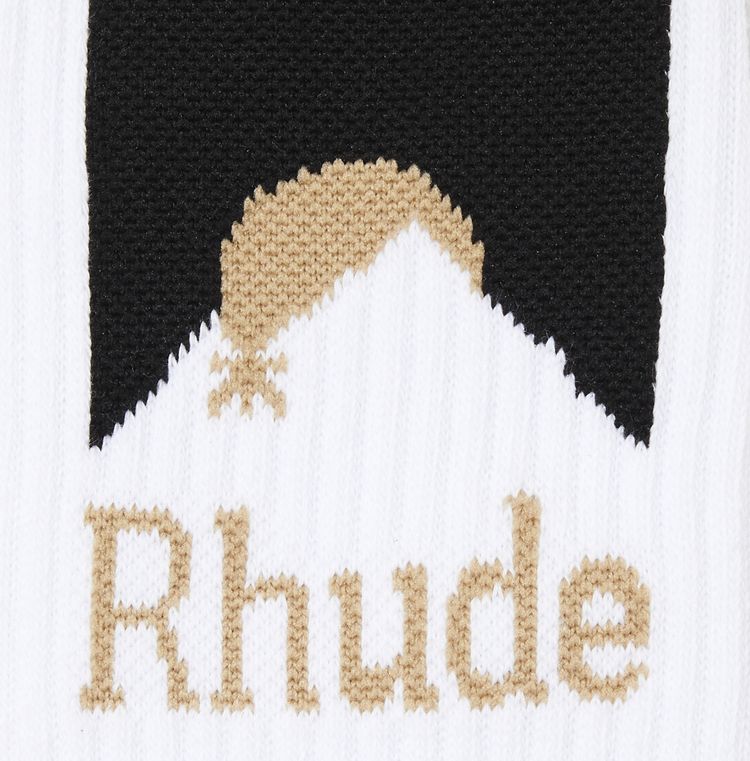 Rhude Moonlight Sock WhiteBlackYellow