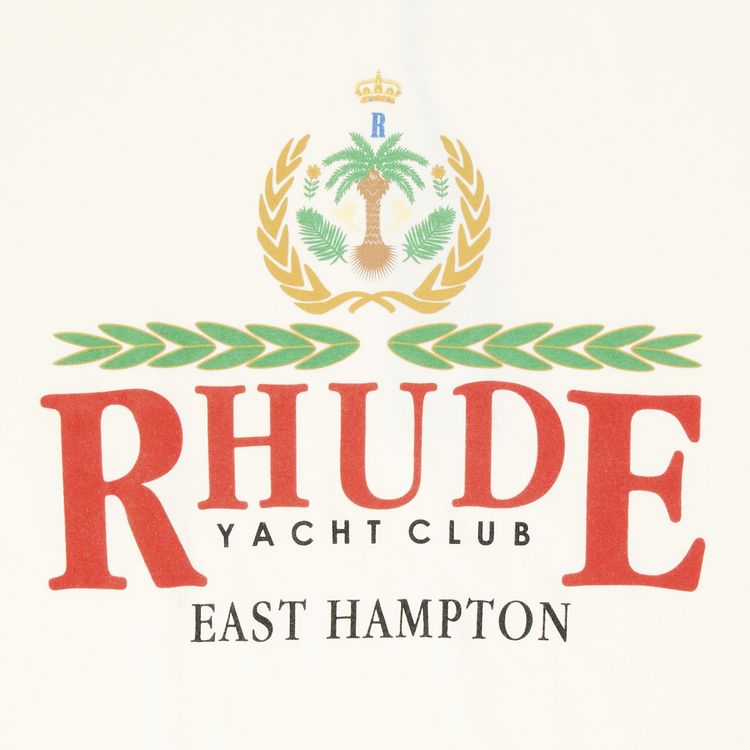 Rhude East Hampton Crest Tee Vintage White