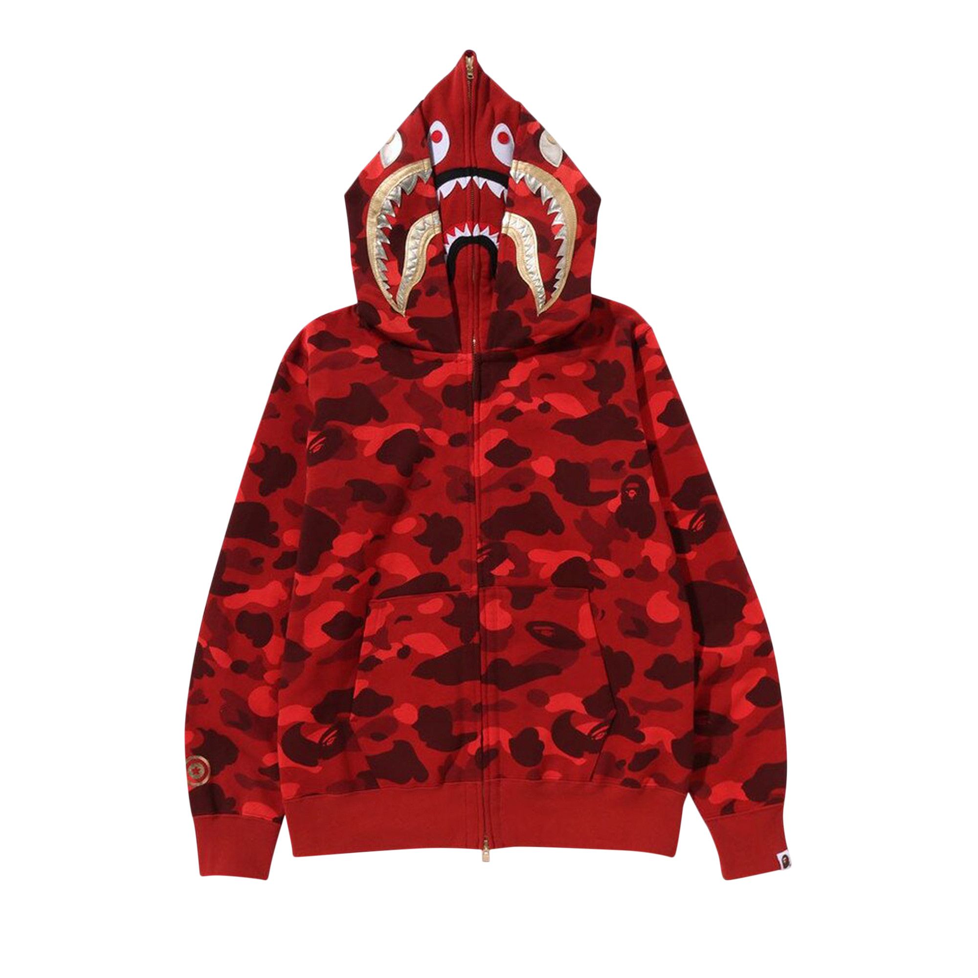 Bape color camo full zip hoodie 2025