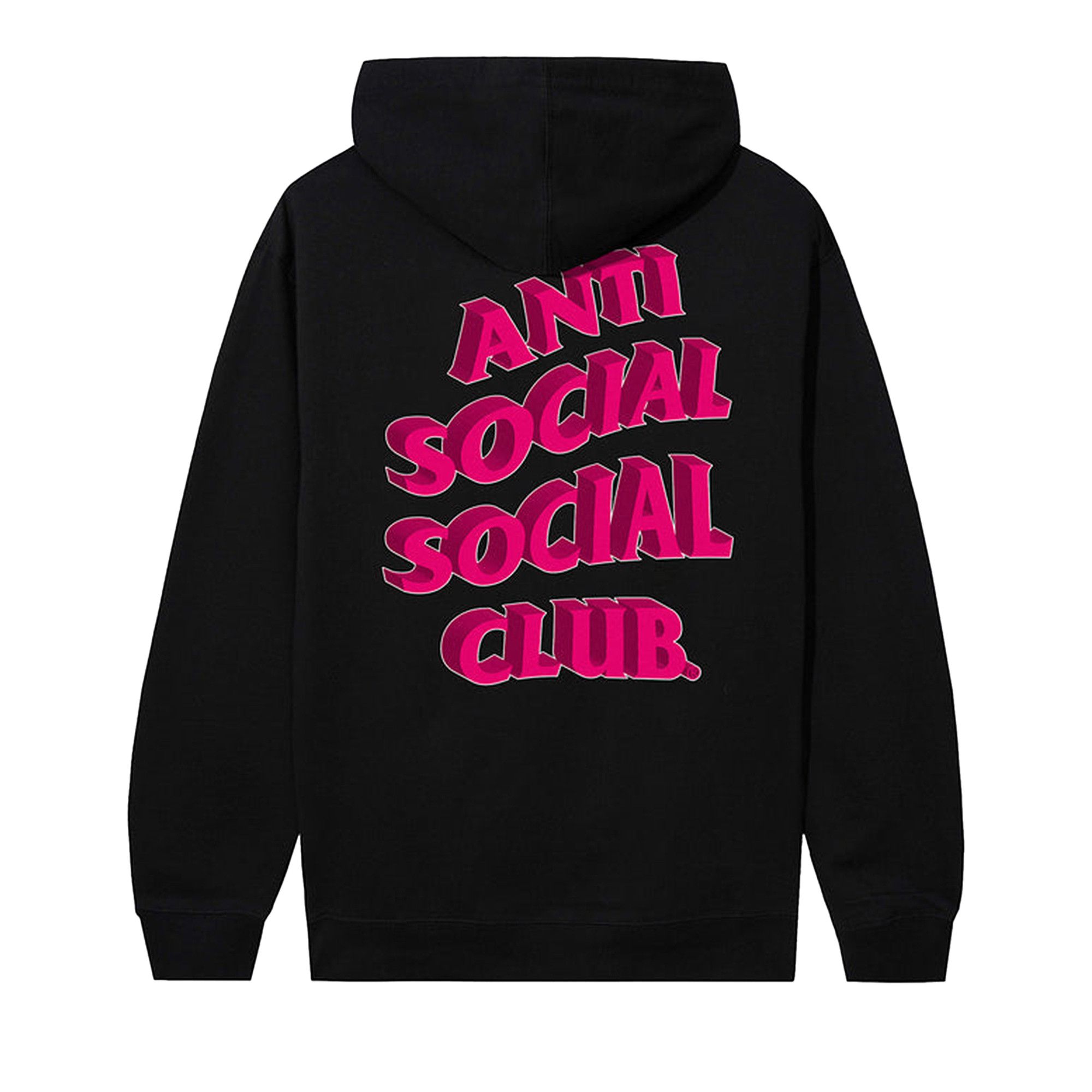 Buy Anti Social Social Club Self Doubts Hoodie Black Pink ASSC24IEAHD070 GOAT