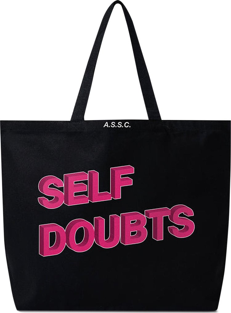 Anti Social Social Club Self Doubts Tote Bag Black