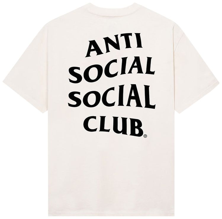 Anti Social Social Club Sick Of Waiting Tee Natural