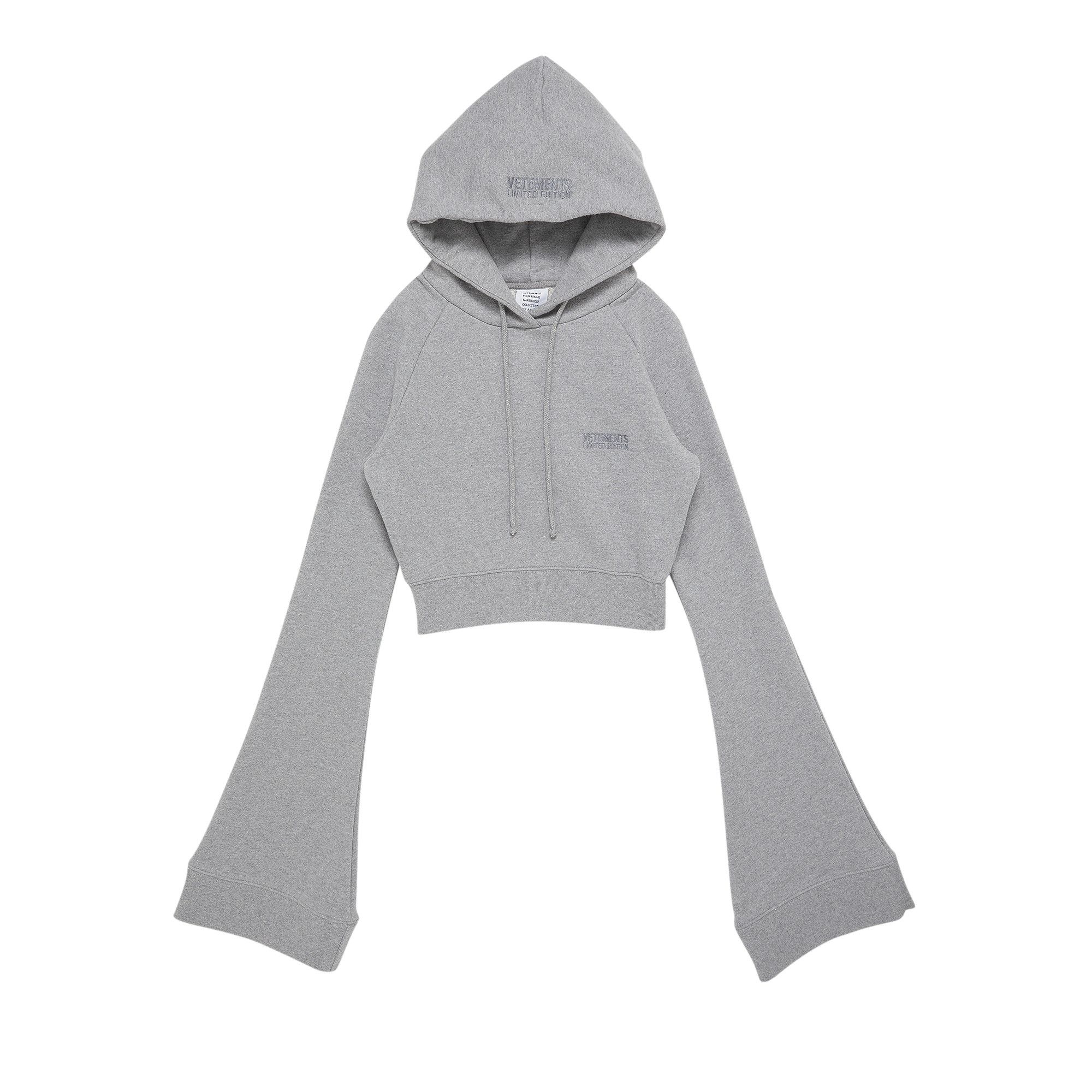 Vetements hot sale cropped hoodie