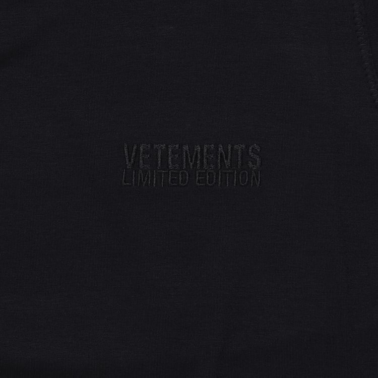 Vetements Blackout Wrap Top Black