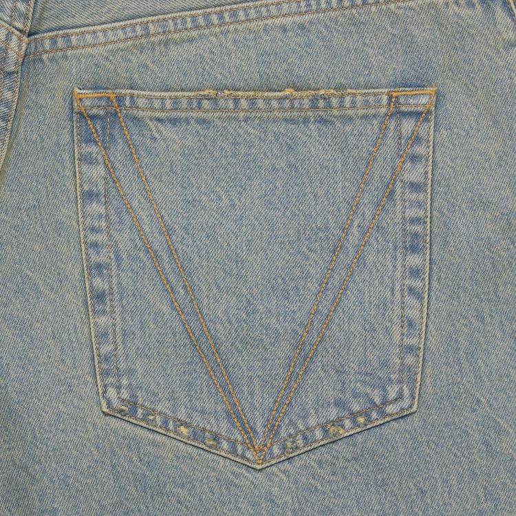 Vetements Destroyed Baggy Shorts BlueSand