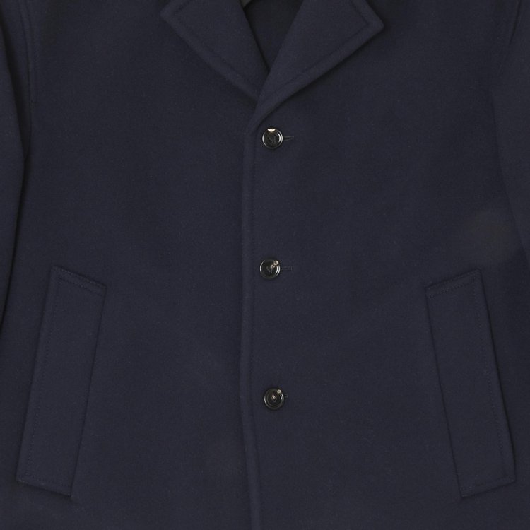 Bottega Veneta Double Wool Cashmere Blouson Navy