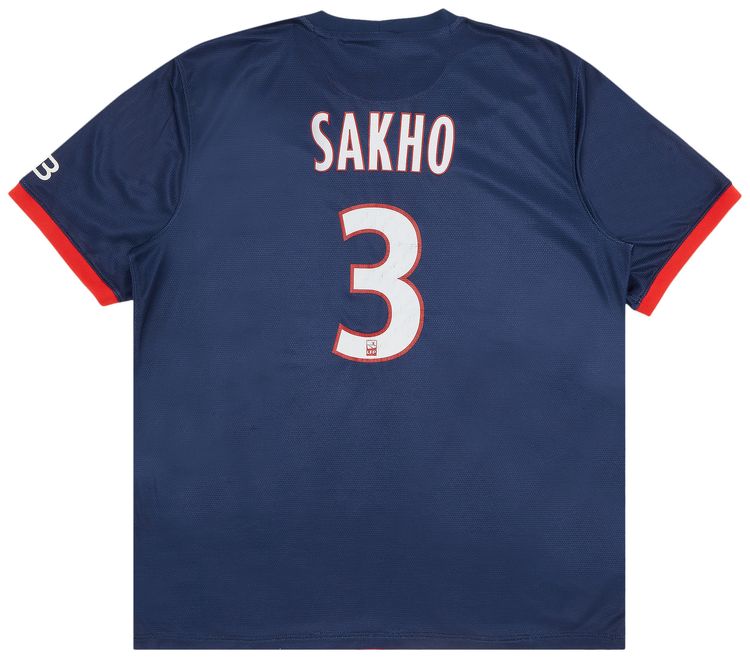 Vintage Paris Saint Germain Sakho 3 Home Stadium Jersey BlueRed
