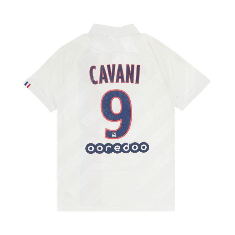 Pre Owned Paris Saint Germain Cavani 9 Third Jersey White