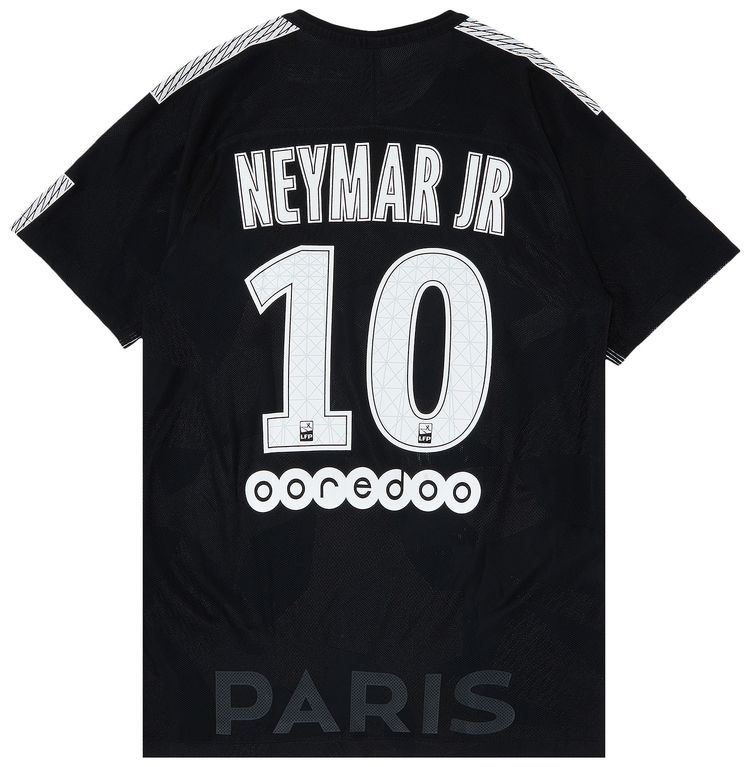 Pre Owned Paris Saint Germain Neymar Jr 10 Third Jersey Black