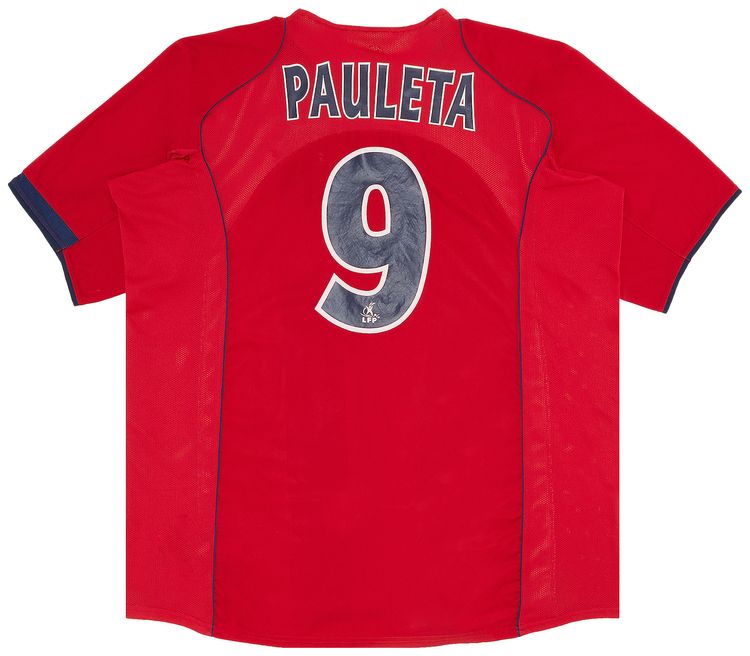 Vintage Paris Saint Germain Pauleta 9 Away Stadium Jersey Red