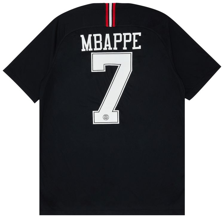 Pre Owned Paris Saint Germain Mbappe 7 Third Jersey Blue
