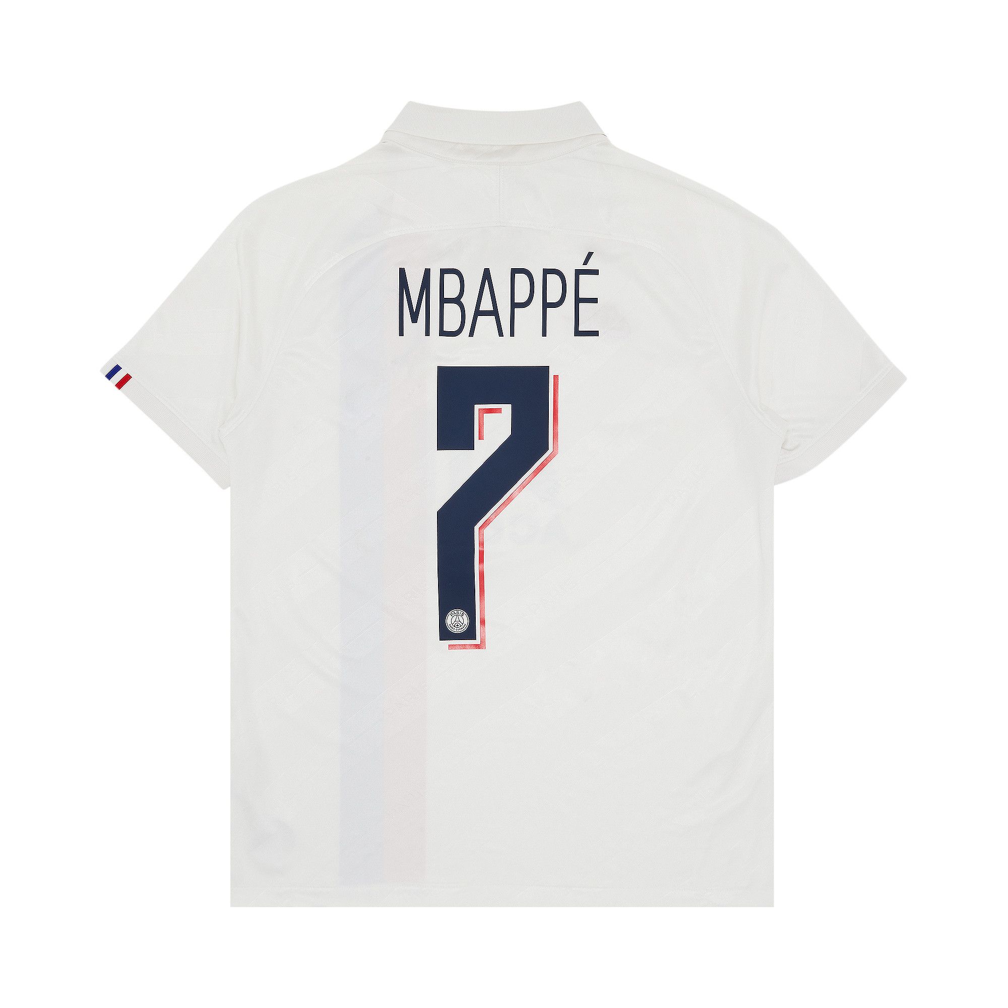 Buy Paris Saint-Germain Mbappé #7 Away Stadium Shirt 'White