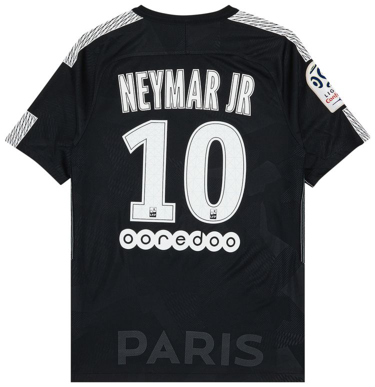 Paris Saint Germain Neymar Jr 10 Third Stadium Shirt Black