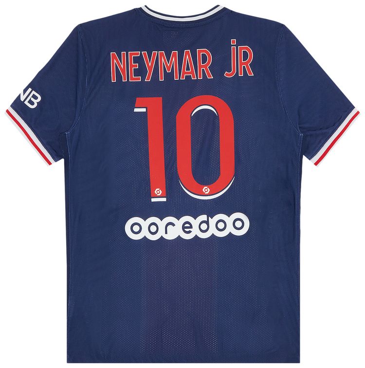 Pre Owned Paris Saint Germain 50th Anniversary Edition Neymar 10 Home Jersey Navy
