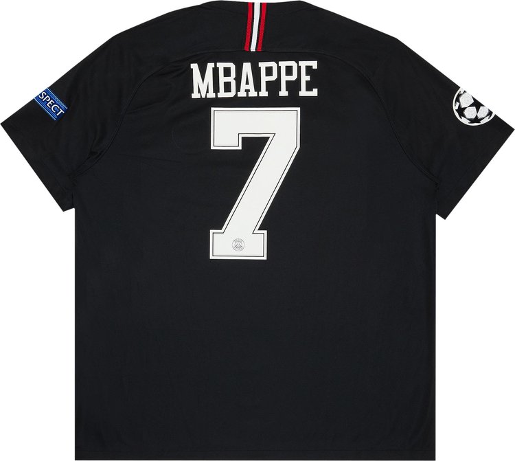 Pre-Owned Paris Saint-Germain Champions League Mbappé #7 Third Jersey 'Black'