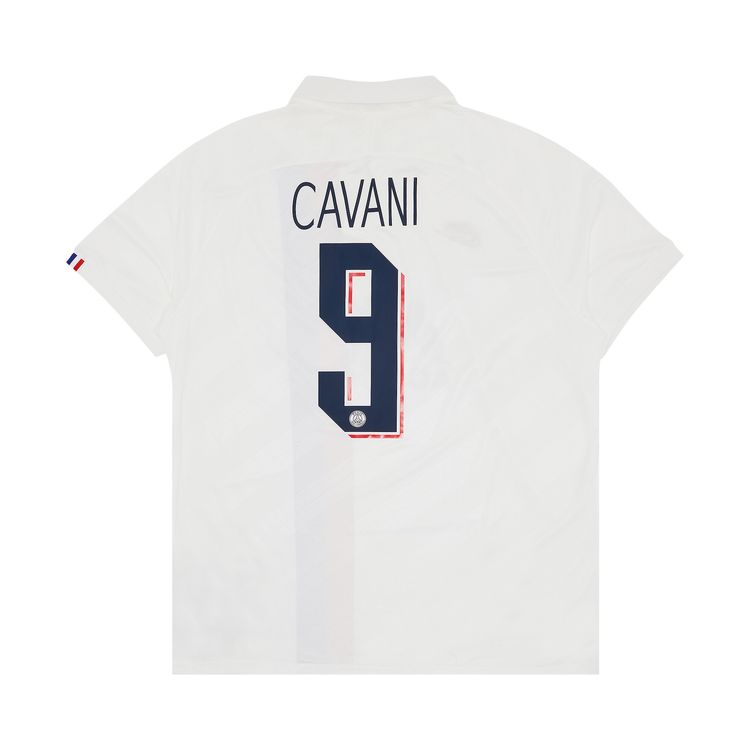 Paris Saint Germain Champions League Cavani 9 Third Jersey White