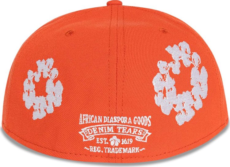 Denim Tears x New Era Cotton Wreath 5950 Orange