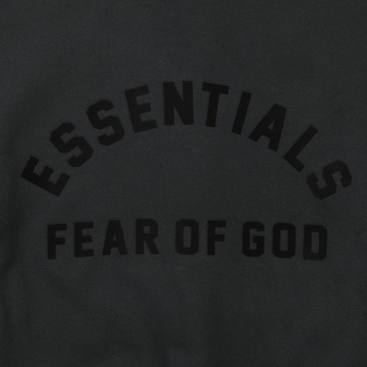 Fear of God Essentials Hoodie Jet Black