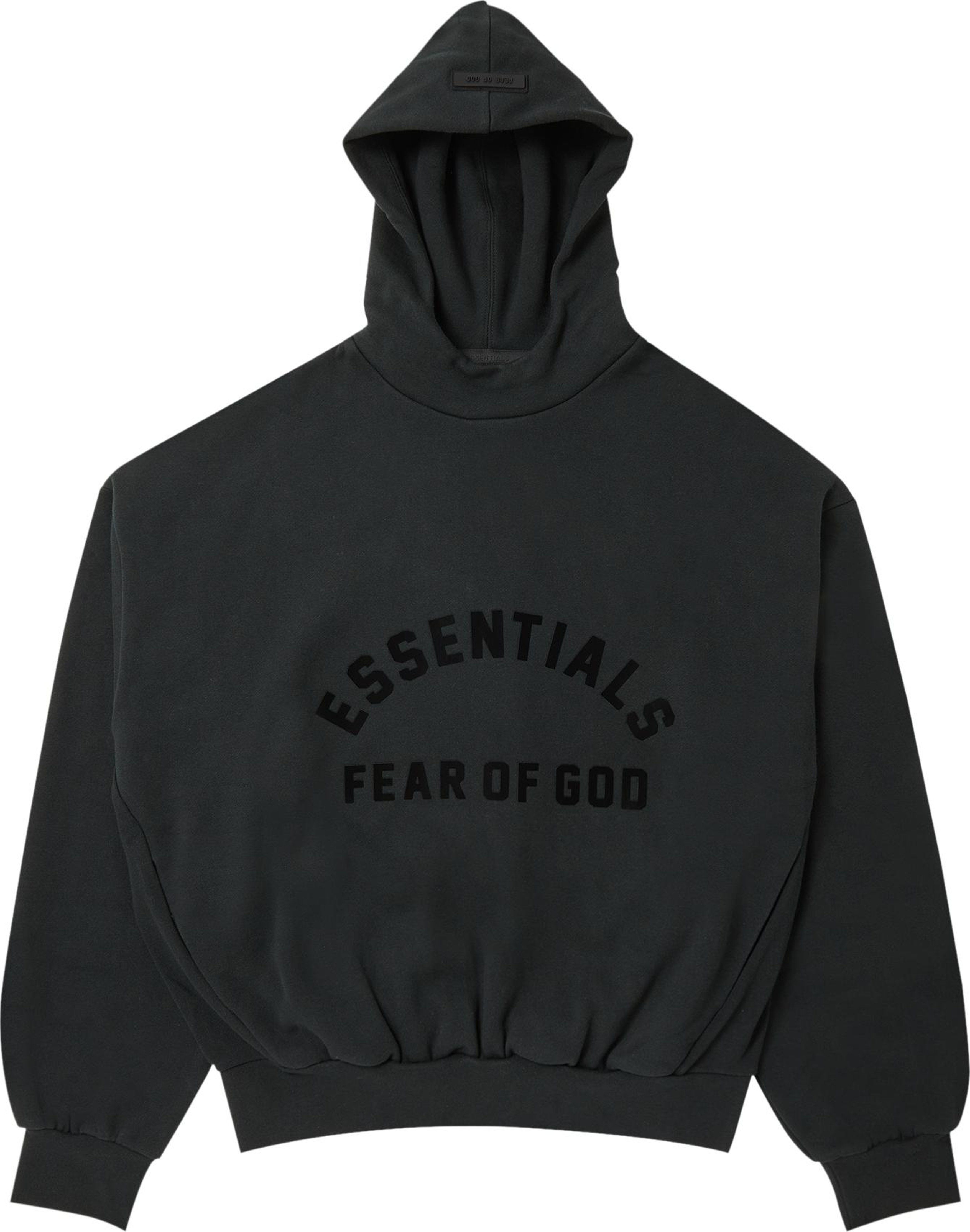Buy Fear of God Essentials Hoodie 'Jet Black' - 192SP232050F | GOAT