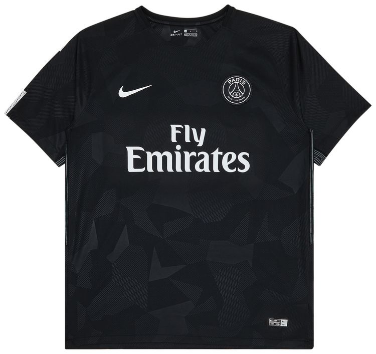 Pre Owned Paris Saint Germain Mbappe 29 Third Jersey Black