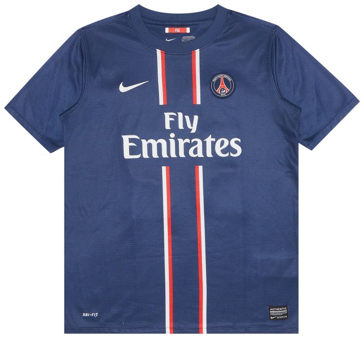 Vintage Paris Saint Germain Kids Beckham 32 Home Jersey Navy