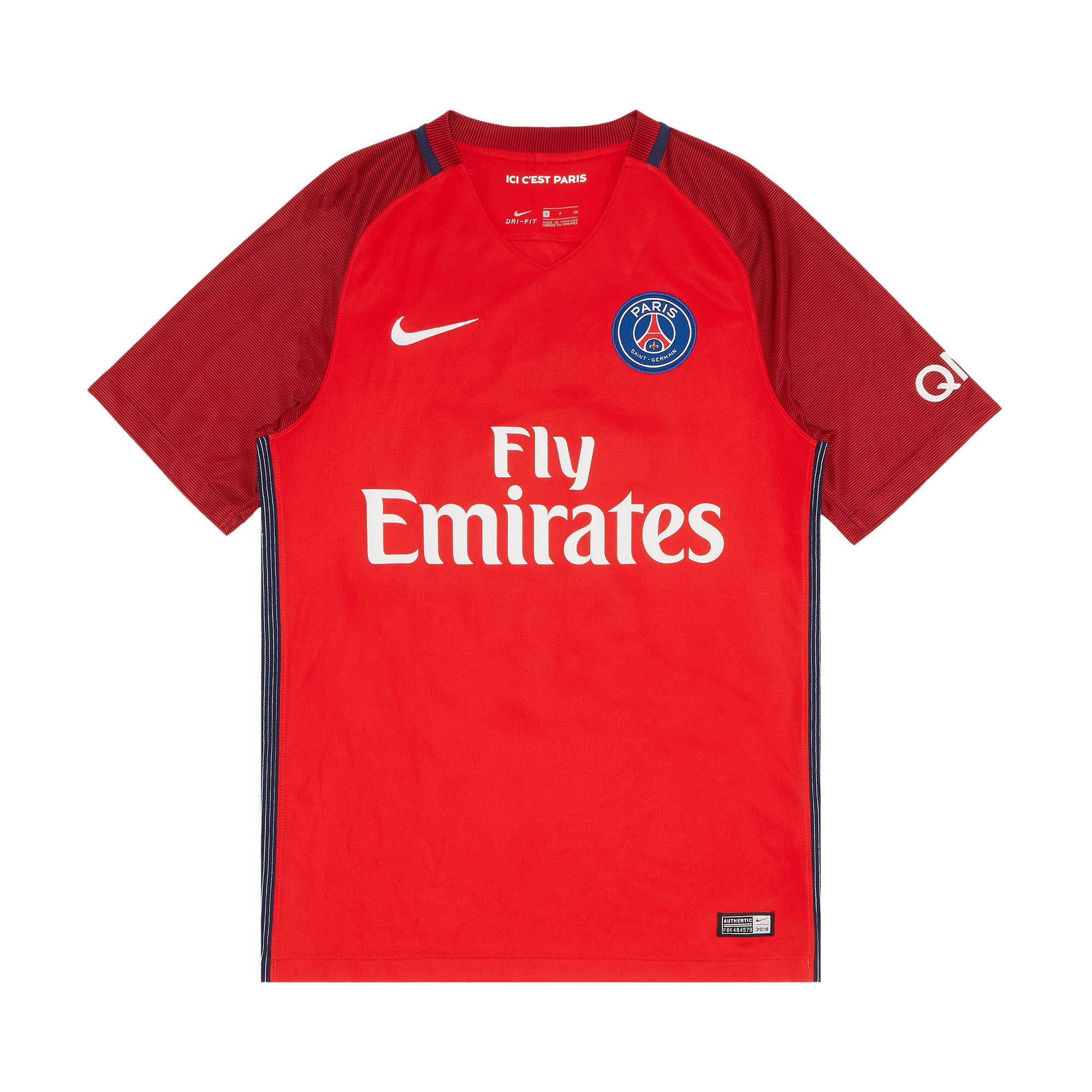 Buy Pre Owned Paris Saint Germain Di Maria 11 Away Jersey Red 4692 1FW160109DM11AJ RED GOAT