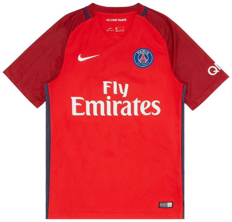 Pre Owned Paris Saint Germain Di Maria 11 Away Jersey Red