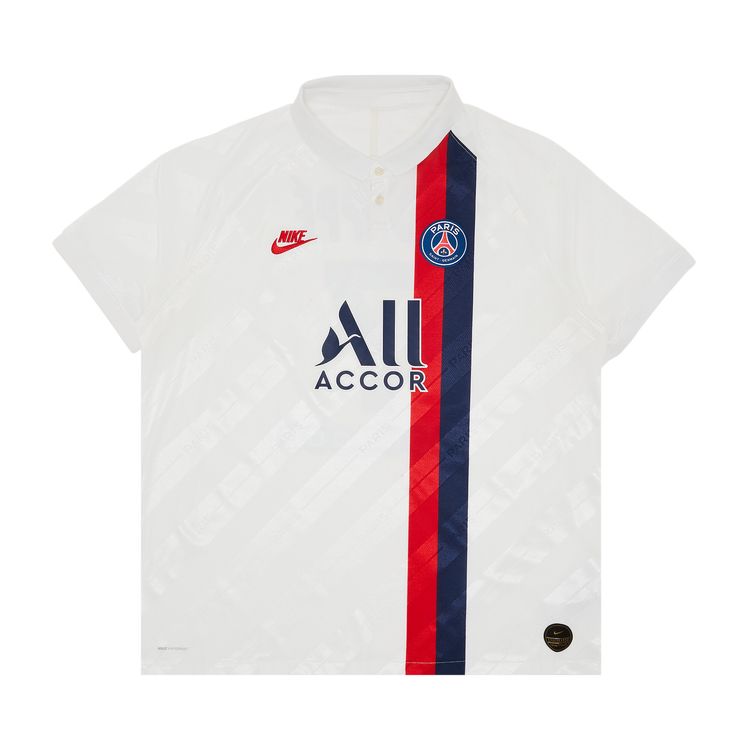 Pre Owned Paris Saint Germain Mbappe 7 Third Jersey White