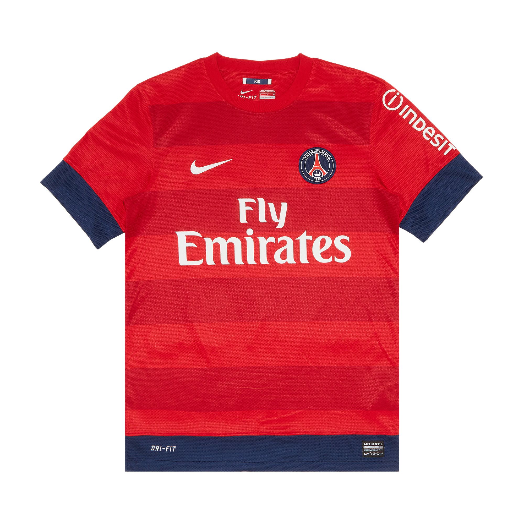 Buy Vintage Paris Saint-Germain Beckham #32 Away Stadium Shirt