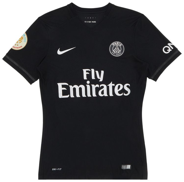 Paris Saint Germain Lavezzi 22 Third Stock Pro Shirt Black