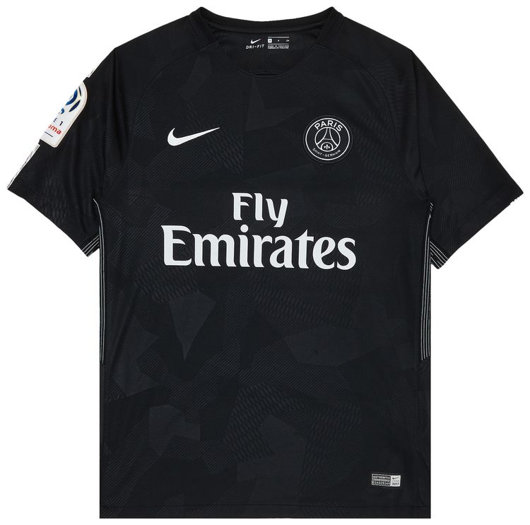 Paris Saint Germain Neymar Jr 10 Third Stadium Shirt Black
