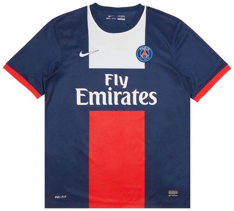 Vintage Paris Saint Germain Beckham 32 Home Stadium Jersey BlueRed