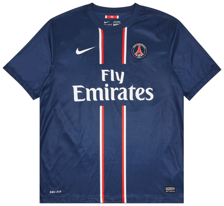 Vintage Paris Saint Germain Beckham 32 Home Stadium Jersey Blue