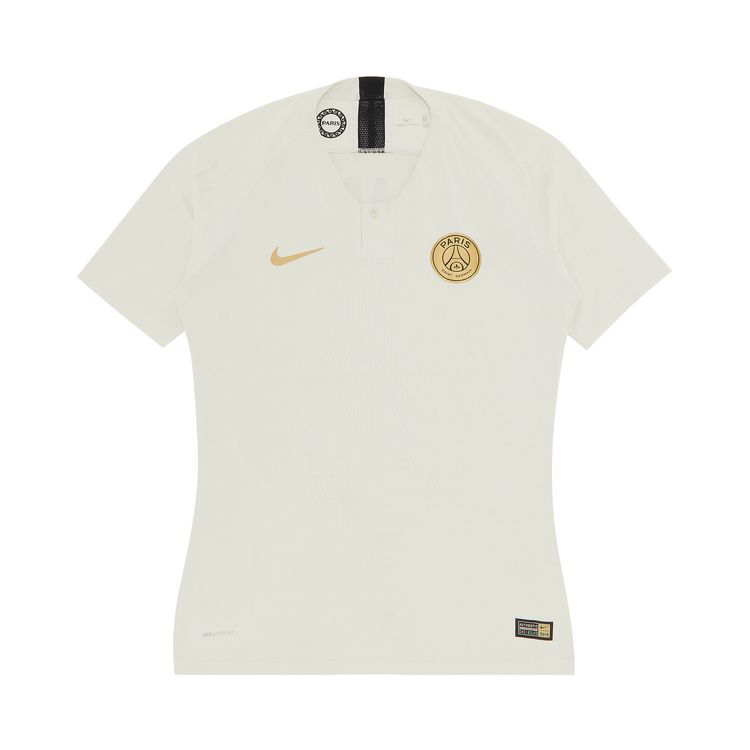 Pre Owned Paris Saint Germain Stock Pro Mbappe 7 Away Stadium Jersey White