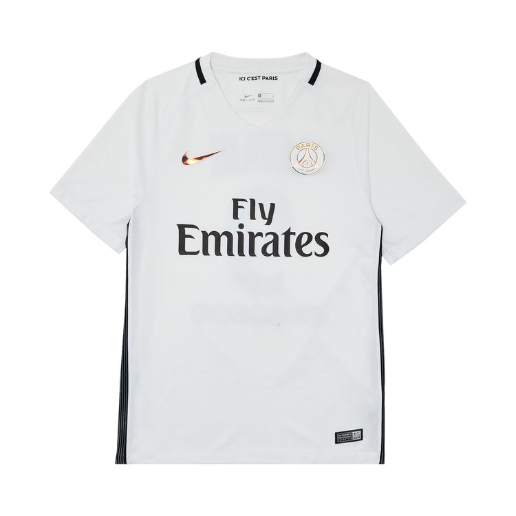 Pre Owned Paris Saint Germain Cavani 9 Third Jersey White