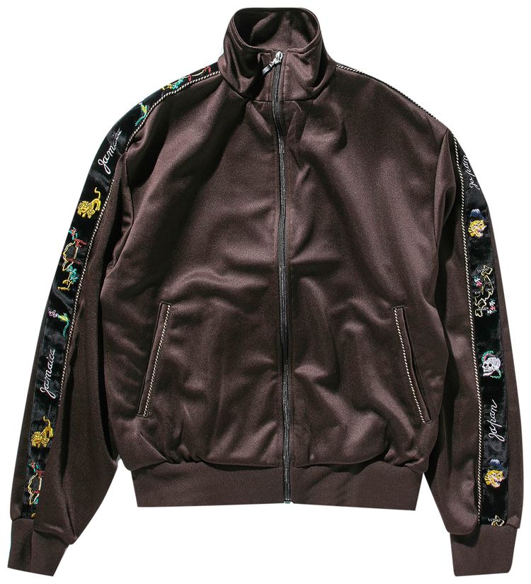Kapital Ska Line Jam Track Jacket Brown