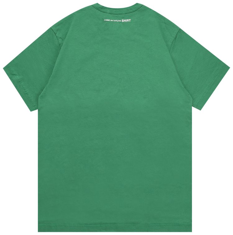 Comme des Garcons SHIRT Back Logo T Shirt Green