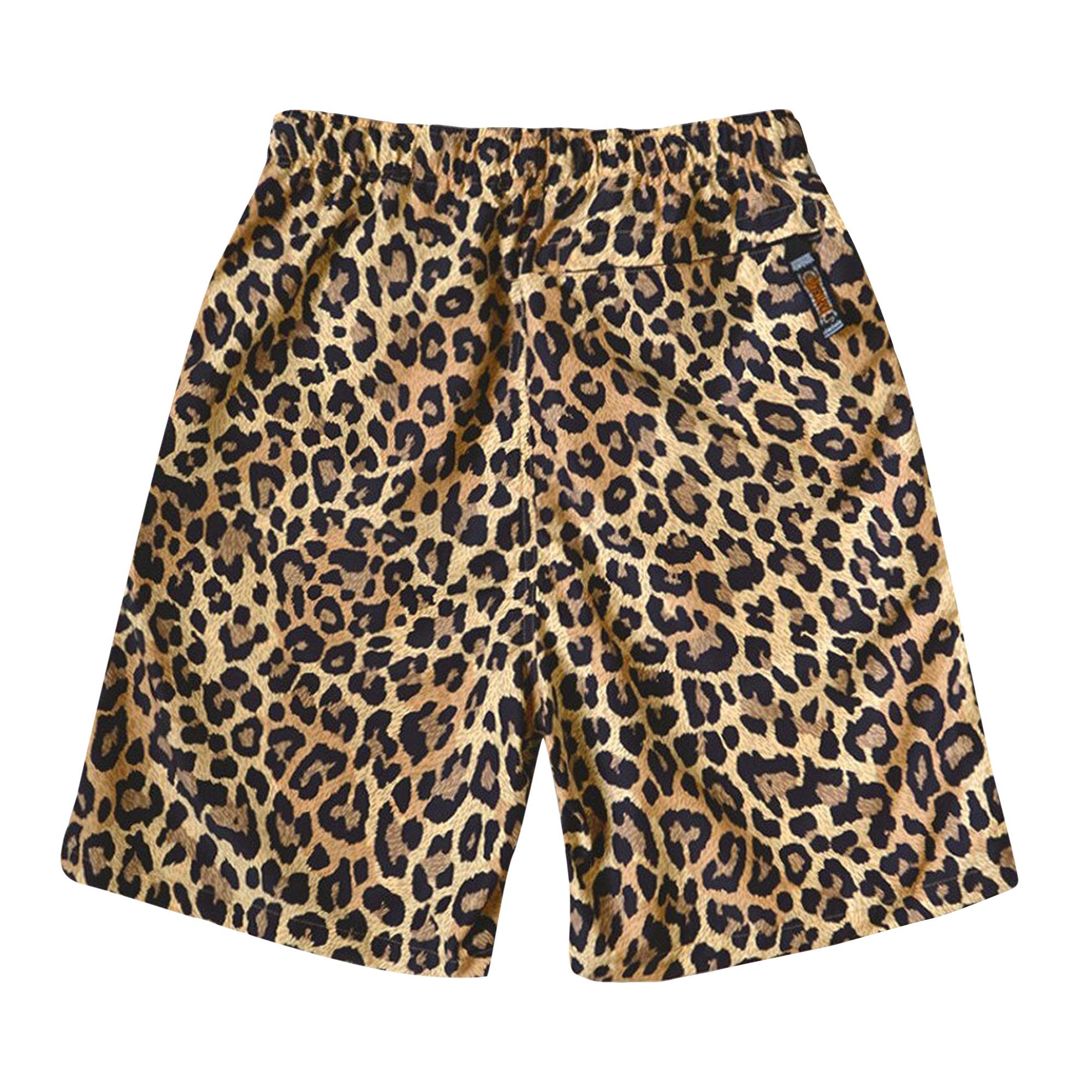 Buy Kapital Fast-Dry Taffeta Leopard Easy Shorts 'Brown' - EK 1217