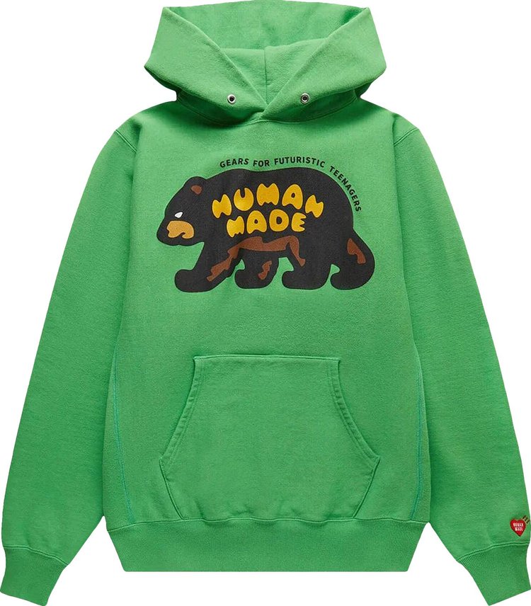 Human Made Heavyweight Hoodie 1 Green