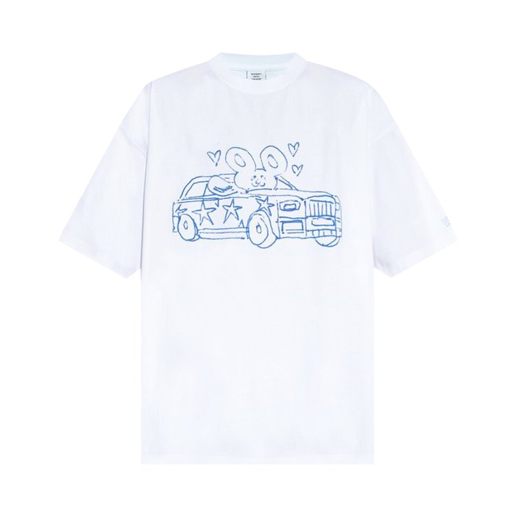 Vetements Scribbled Car/Heart T-Shirt 'White'