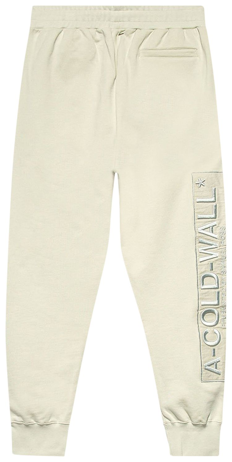 A Cold Wall Logo Embroidery Sweatpants White