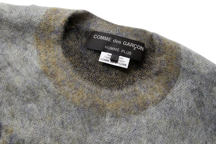 Comme des Garcons Homme Plus Printed Sweater Grey Pattern