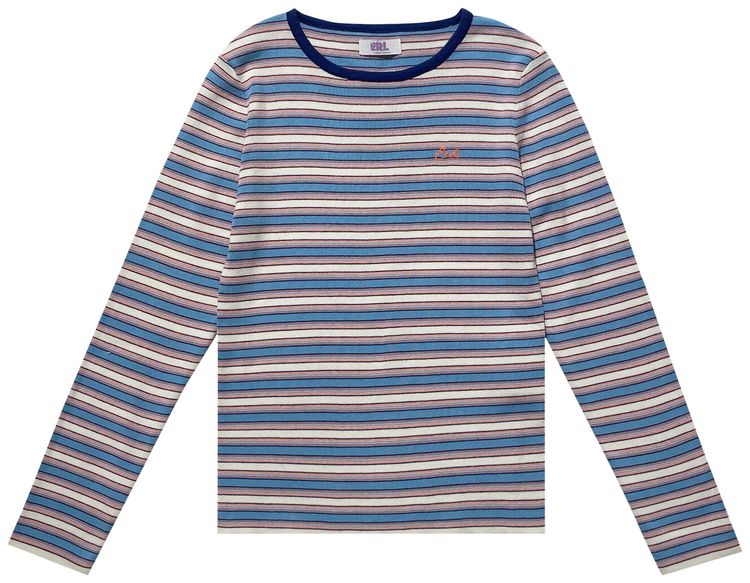 ERL Striped Crewneck Blue