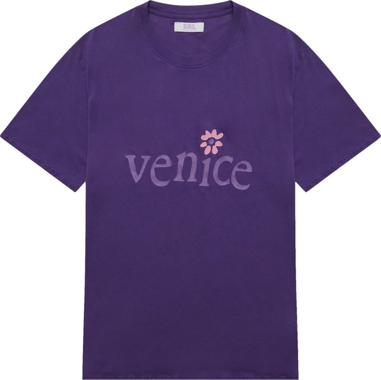 ERL Venice Print T-Shirt 'Purple'
